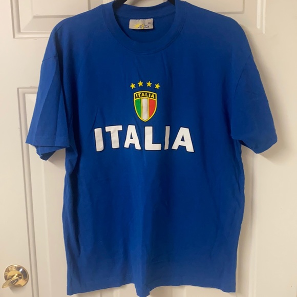 Italia Blue T-shirt - Picture 1 of 4